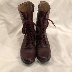 Maroon Steve Madden Boots